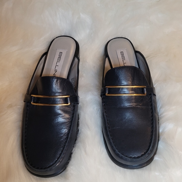 Bellini Shoes - BELLINI NWOT Navy Blue Leather Loafers new* size 7.5